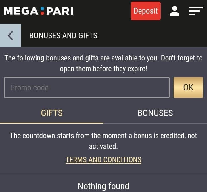 Bonusesa and gifts page megapari kenya