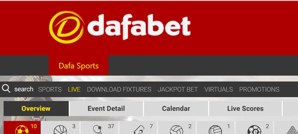 Dafabet’s live games section